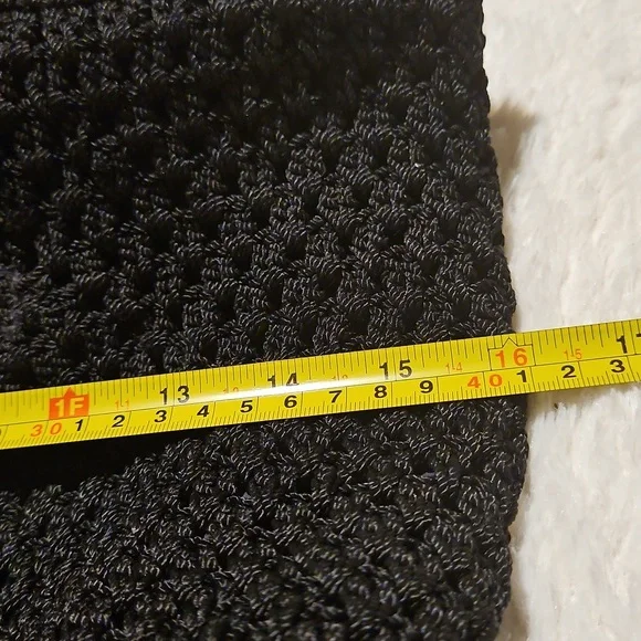 The Sak Dark Black Crochet Tote - Picture 6 of 10